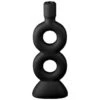 B&M Dinner Candle Holder - Black -Home Accessories Shop 387583 dinner candle holder black2