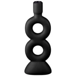 B&M Dinner Candle Holder - Black