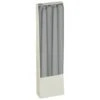 Tapered Candles 8pk - Grey -Home Accessories Shop 387716 8pk tapered candles grey