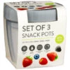 B&M Set Of 3 Snack Pots 3pk -Home Accessories Shop 388508 set of 3 snackpots