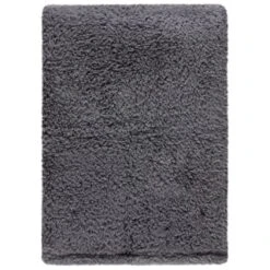 Simply Everyday Teddy Rolled Throw - Grey -Home Accessories Shop 388688 simply teddy rolled throw grey 4