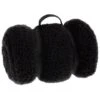 Simply Everyday Teddy Rolled Throw - Black -Home Accessories Shop 388692 simply teddy rolled throw black