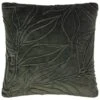 B&M Leaf Velvet Quilted Cushion - Green -Home Accessories Shop 388745 woodland green leaf cushion