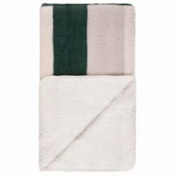 B&M Highland Green Check Sherpa Doublesided Throw -Home Accessories Shop 388770 highland green check sherpa throw 3