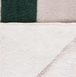 B&M Highland Green Check Sherpa Doublesided Throw -Home Accessories Shop 388770 highland green check sherpa throw 4