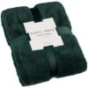 B&M Waffle Throw - Dark Green -Home Accessories Shop 388773 waffle throw dark green 4