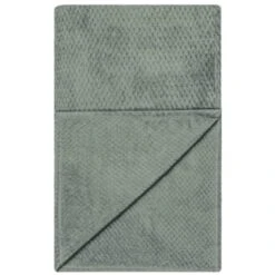 B&M Waffle Throw - Sage -Home Accessories Shop 388813 waffle throw sage 3