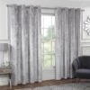 B&M Versailles Silver Crushed Velvet Fully Lined Curtains 46 X 72" -Home Accessories Shop 388928 versailles silver crushed velvet curtains 2