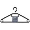 B&M Swivel Hook Hangers 8pk - Black -Home Accessories Shop 389262 home organisation 8pk swivel hook hangers black