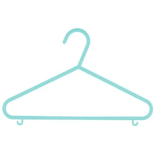 B&M Children's Hangers 10pk - Pastel 5 B&M Children's Hangers 10pk - Pastel - Image 3
