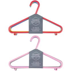 B&M Children's Hangers 10pk - Pastel 17 B&M Children's Hangers 10pk - Pastel -Home Accessories Shop 389289 home organisation co 10pk childrens hangers main