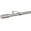 B&M Small Silver Barrel Curtain Pole 122-213cm -Home Accessories Shop 390193 silver small barrel pole 3