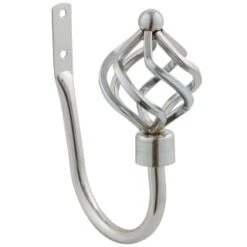 B&M Steel Mace Cage Curtain Hold Backs 2pk -Home Accessories Shop 390210 steel mace cage pair holdbacks 2