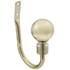 B&M Shiny Gold Orb Curtain Hold Backs 2pk -Home Accessories Shop 390241 shiny gold orb pair holdbacks 2