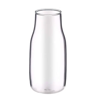 B&M Small Glass Carafe With Cork Lid 4 B&M Small Glass Carafe With Cork Lid - Image 2