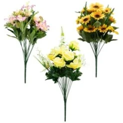 B&M Large Flower Bunch - Sunflower -Home Accessories Shop 390732 large bunch group