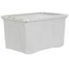 B&M Storage Box With Lid 60L - Grey -Home Accessories Shop 391387 grey 60l storage box 2