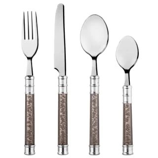Simply Everyday Bubble Cutlery Set 16pc - Charcoal 3 Simply Everyday Bubble Cutlery Set 16pc - Charcoal