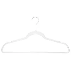 B&M Adult Clear Plastic Hanger 6pk -Home Accessories Shop 392151 6pk clear plastic hangers 3
