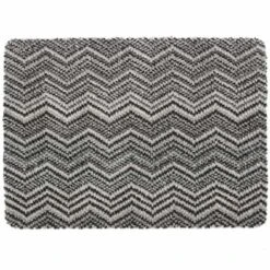 B&M Buddy Chevron Mono Doormat -Home Accessories Shop 392186 buddy chevron mat mono 5