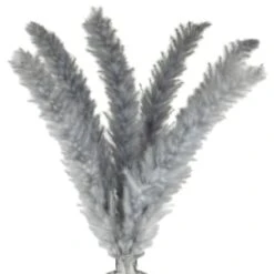 B&M Grey Pampas In Glass Vase 5 B&M Grey Pampas In Glass Vase -Home Accessories Shop 392627 grey pampas in glass vase 2