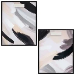 Assorted Abstract Framed Canvas -Home Accessories Shop 392634 abstract framed canvas