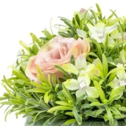 Bloom Flowers In Table Pot -Home Accessories Shop 392830 flowers in table pot 2