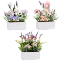 Bloom Floral Window Box - Purple -Home Accessories Shop 392832 floral window box group
