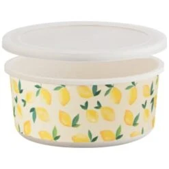B&M Round Tubs 2pk - Lemons 10 B&M Round Tubs 2pk - Lemons -Home Accessories Shop 392928 2pk reuse and repurpose round tubs lemon 3