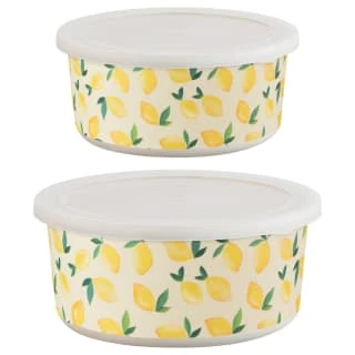 B&M Round Tubs 2pk - Lemons 9 B&M Round Tubs 2pk - Lemons - Image 7