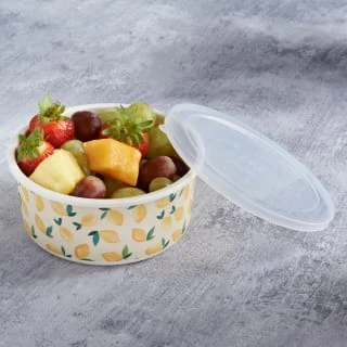 B&M Round Tubs 2pk - Lemons 3 B&M Round Tubs 2pk - Lemons