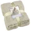 Home Essentials Teddy TV Blanket - Sage -Home Accessories Shop 393430 home essentials teddy tv blanket sage 2