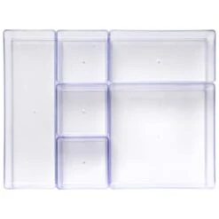 B&M Cosmetic Organiser -Home Accessories Shop 393924 single cosmetic organiser 6 compartments
