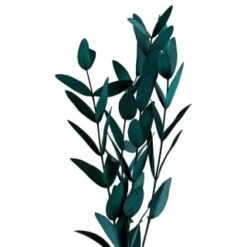 B&M Plant In Glass & Wooden Vase -Home Accessories Shop 394337 plant in glass and wooden vase 2