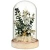 B&M Floral Decoration In Glass - Green -Home Accessories Shop 394343 floral decoration in glass