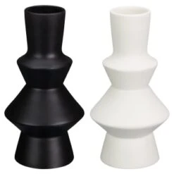 B&M Small Shaped Vase - White 5 B&M Small Shaped Vase - White -Home Accessories Shop 394351 shaped vase group