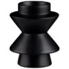 B&M Eden Life Ceramic Candle Holder - Black -Home Accessories Shop 394358 black candle holder