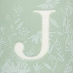 B&M Floral Alphabet Mug (Assorted) -Home Accessories Shop 394397 floral alphabet mug green j 2