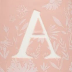 B&M Floral Alphabet Mug (Assorted) -Home Accessories Shop 394397 floral alphabet mug pink a 2