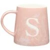 B&M Floral Alphabet Mug (Assorted) -Home Accessories Shop 394397 floral alphabet mug pink s