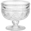 B&M Embossed Glass Dessert Bowl 1 B&M Embossed Glass Dessert Bowl -Home Accessories Shop 394424 glass embossed dessert bowl clear
