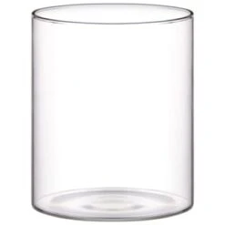 B&M Small Glass Jar With Acacia Wood Lid -Home Accessories Shop 394439 small glass canister with acacia wood 3