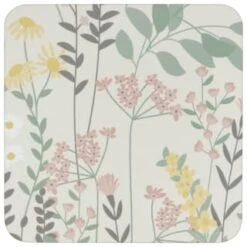 B&M Floral Placemat & Coaster Set 8pc -Home Accessories Shop 394455 floral placemat and coaster set 8pc 3