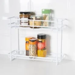 Simply Everyday Two Tier Spice Rack -Home Accessories Shop 394509 2 tier spice rack