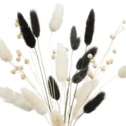 B&M Black Bottle With Dried Glass -Home Accessories Shop 394706 black bottle with dried grass 2