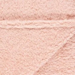 B&M Simply Two Tone Teddy Throw - Blush -Home Accessories Shop 394927 simply plain teddy throw blush 3