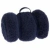 B&M Simply Teddy Navy Rolled Throw -Home Accessories Shop 394931 teddy throw navy