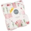 Simply Floral Polar Fleece Throw 2pk -Home Accessories Shop 395002 simply super soft throws 2pk blush floral