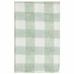 Simply Sage & Gingham Polar Fleece Throw 2pk 11 Simply Sage & Gingham Polar Fleece Throw 2pk -Home Accessories Shop 395026 simply super soft throws 2pk sage gingham 2