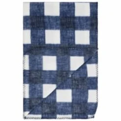 Simply Navy & Gingham Polar Fleece Throw 2pk -Home Accessories Shop 395029 simply super soft throws 2pk navy gingham 3